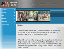 Tablet Screenshot of chilhoweerodandgunclub.com